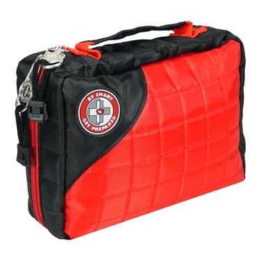 Be Smart Get PreparedBe Smart Get Prepared Complete First Aid Kit with Bonus Removable Mini First Aid Kit  200 Pieces  Designed for Home Outdoors Sports Travel and Leisure  Compact  Portable