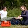Dixie EMS First Responder Fully Stocked Trauma First Aid Kit  Orange