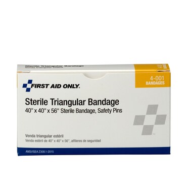 First Aid Only 4001 Large Sterile Triangular Bandage 40 x 56 in 1 Per Box