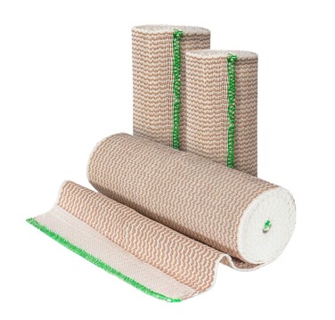 Elastic Bandage Wrap with SelfClosure Pack of 3 6 Inch Comfort Athletic Compression Roll 5 Yards Stretched for Customized Compression on Knee Ankle Wrist  Plus a Vakly First Aid Kit Guide