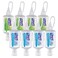 PurellAdvanced Hand Sanitizer Variety Pack Naturals and Refreshing Gel 1 Fl Oz Travel Size FlipCap Bottle with Jelly Wrap Carrier Pack of 8 390009ECSC
