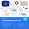 Stop Bleeding Quick Kit  Firstaid with AllaQuix Stop Bleeding Gauze Blood clotting Bandage Deluxe