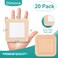 DimoraSilicone Foam Dressing with Border 20 Pack Adhesive 4x4 Waterproof Wound Dressing Bandage for Wound Care