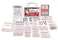 Ready America74016 Industrial First Aid Kit 122Piece Red