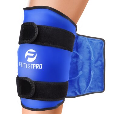 Fittest Pro Knee Ice Pack Wrap for Pain Relief Reusable Hot and Cold Therapy Wrap for Swelling Recovery and Therapy for Arthritis Meniscus Tear and ACL