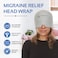 2 Pack Migraine Relief Ice Head Wrap Headache and Migraine Hat  Cold Gel Head Ice Pack with Face and Eye Mask Compress for Cooling Migraine Relief  Tension Headache Relief Sinus Pressure Relief