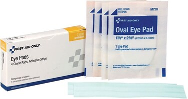 First Aid Only Sterile Eye Pads Box of 4 Pads