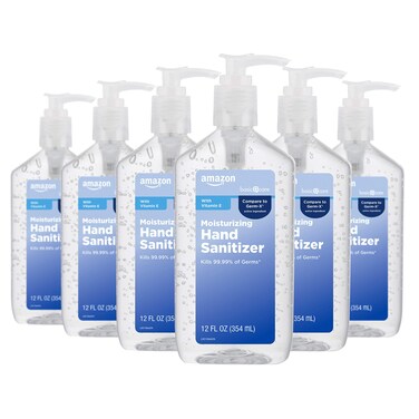 Amazon Basic CareOriginal Hand Sanitizer 62 12 fl oz Pack of 6