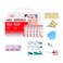 Ever Ready First Aid Basic Burn Kit with Burn Gel  Dressing for Common Burns and Scalds