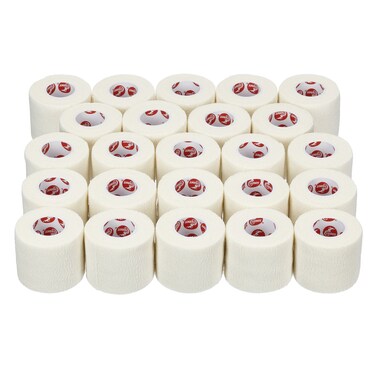 CramerEcoFlex SelfStick Stretch Tape Cohesive Tape Flexible Elastic Sports Tape Athletic Training Supplies Easy Tear SelfAdherent Bandage Wrap Bulk Cases 6 Yard Rolls Compression Tape