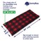 SunnyBayExtra Large Microwave Heating Pad Microwavable Heavy Weighted Full Body Moist Hot or Cold Pack with Wheat Filling and Washable Fleece Cover 10x24 Inches Buffalo