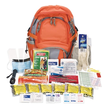 PhysiciansCare by First Aid Only by First Aid Only Emergency Preparedness First Aid Backpack Contains 63 Pieces
