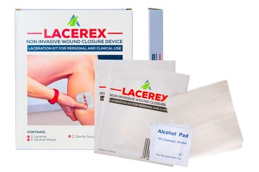 AWD Zip Stitch Surgical Wound Closure Strips  2 Zipstitch Devices 2 Sterile Gauzes 2 Alcohol Wipes  Emergency Laceration Device for Cuts Without Stitches  Steri Strips First Aid  Survival
