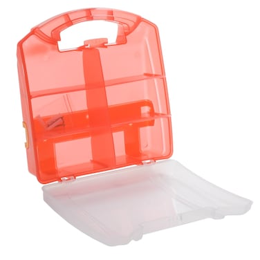 Empty Plastic First Aid Kit 25 Person Size