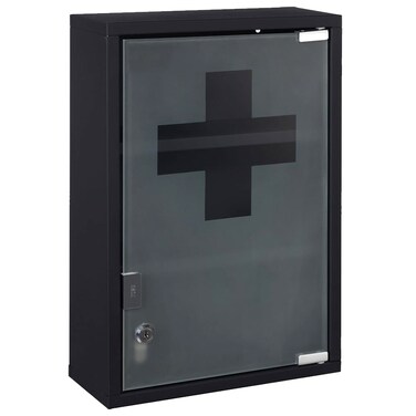 Locking Medicine First Aid Cabinet from 1775 H x 12 W x 475 D Elevate Organization and Protection with This Secure Stylish and Modern Style Cabinet