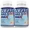 Justified Laboratories 2 Pack Clear Nails Plus Max Pills 40 Billion CFU Probiotic 60 Capsules