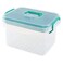 Oymlclivisa Plastic First Aid Box Clear Medical Storage Bin