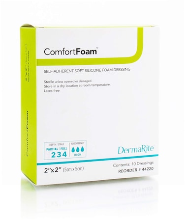 Dermarite Industries Comfort Foam 2x2 10 Count