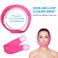 LotFancy Face Ice Pack Wrap with 4 Reusable Hot Cold Therapy Gel Packs Pain Relief for TMJ TMD Chin Wisdom Teeth Oral and Facial Surgery Dental Implants Pink