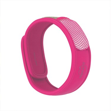 PARAKITO Mosquito Insect  Bug Protection Wristband  Mosquito Stickers Bug Spray Alternative Essentials for Beach Camping Desert Hiking Christmas Bonfires  Natural Essential Oils Fuchsia