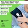 Hot  Cold Therapy Ice Sleeve Small  Reusable Gel Pack for Knee Calf Elbow Ankle Arm Foot Wrist Recovery  Pain Relief