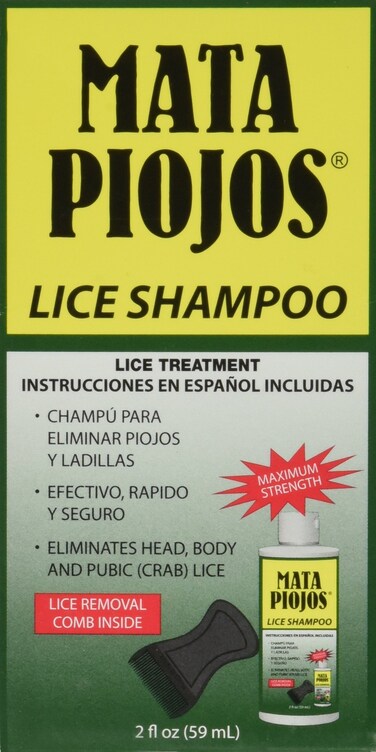 Lice and Nit Treatment Shampoo For Kids and Adults 2 FL Oz Bottle