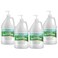 Moisturizing Hand Sanitizer Gel 70 Alcohol  Kills 9999 Germs Enhanced with Vitamin E and Aloe Vera  Crystal Clear Gel Refreshing Scent Made in USA  1 Gallon 4 Pack