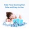 20 Sheets Kids Fever Patches Cooling Relief Fever Reducer Cooling Patches Headache Pads for Fever Discomfort Pain Relief Soothing Migraine Toothache Fatigue Sunstroke Sprain Pack of 20