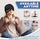 Migraine Headache Relief Cap Gel Ice Head Wrap Hot and Cold Therapy Headache Eyes Mask for Sinus Puffy Eyes Tension and Stress Relief Black