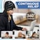 Migraine Headache Relief Cap Gel Ice Head Wrap Hot and Cold Therapy Headache Eyes Mask for Sinus Puffy Eyes Tension and Stress Relief Black