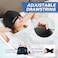 Migraine Headache Relief Cap Gel Ice Head Wrap Hot and Cold Therapy Headache Eyes Mask for Sinus Puffy Eyes Tension and Stress Relief Black