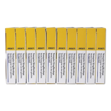 First Aid OnlyAN507110001 40X40X56 Muslin Triangular Bandage 1Box 10 Count