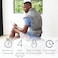 Pure EnrichmentPureRelief XL ExtraLong Back  Neck Heating Pad Safe Heat Therapy for Sore Muscles Pain  Cramps in Neck Back  Shoulders 4 Heat Settings wAuto ShutOff Soft Fabric Gray