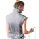 Pure EnrichmentPureRelief XL ExtraLong Back  Neck Heating Pad Safe Heat Therapy for Sore Muscles Pain  Cramps in Neck Back  Shoulders 4 Heat Settings wAuto ShutOff Soft Fabric Gray