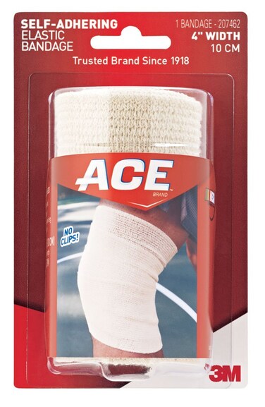 ACE 4 SelfAdhering Elastic Bandage White