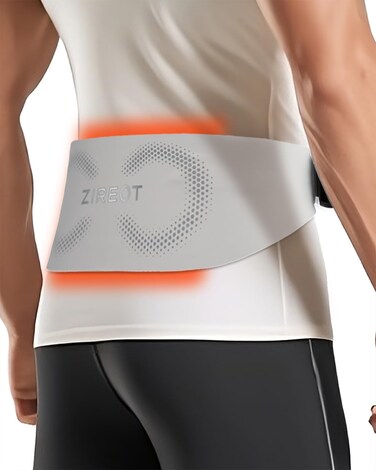 Cordless Heating Pad for Low BackStylish Ultrthin Rechargeable Battery Operated Heating Pad for Back Pain Relief Menstrual Period Cramps with Smart ControllerBuiltin 3000ma Battery