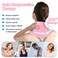 ComfiTECH Neck Ice Pack Wrap Gel Reusable Ice Packs for Neck Pain Relief Cervical Cold Compress Ice Pack for Sports Injuries Swelling Office Neck Pressure and Cervical Surgery Recovery Pink