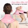 ComfiTECH Neck Ice Pack Wrap Gel Reusable Ice Packs for Neck Pain Relief Cervical Cold Compress Ice Pack for Sports Injuries Swelling Office Neck Pressure and Cervical Surgery Recovery Pink