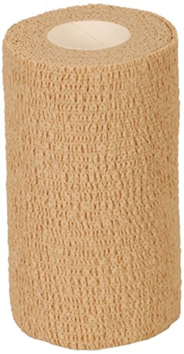 Medline SelfAdherent Cohesive Wrap Bandage with Latex 3 x 5 yd Tan 24 Count