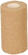 Medline SelfAdherent Cohesive Wrap Bandage with Latex 3 x 5 yd Tan 24 Count