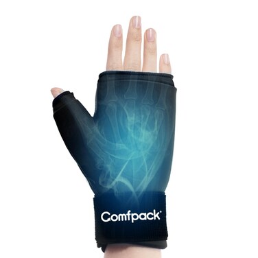 Hand Ice Pack Glove for Arthritis Thumb Ice Pack Wrist Ice Pack Wrap for Carpal Tunnel Reusable Gel Hot Cold Therapy Pain Relief for Tenosynovitis Swelling Surgery Tendonitis