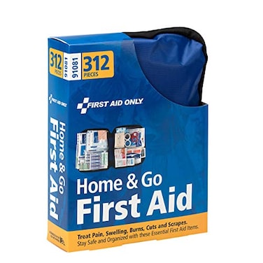First Aid Only AllPurpose Essentials SoftSided First Aid Kit Blue 298 Pieces