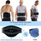 REVIXLarge Ice Pack for Back Pain Relief with Double Compression Reusable Large Back Ice Pack for Injuries Lower Lumbar Surgery Cold Compress Therapy for Sciatic Nerve Coccyx Herniated