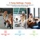 Neck Heating Pad Heated Scarf RechargeableHeating Pad for Neck Pain Stiffness ReliefElectric Heated Neck Warmer with 5000mAh Power BankCordless Thermal Neck BraceChristmas Gifts for FamilWhite