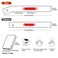 Neck Heating Pad Heated Scarf RechargeableHeating Pad for Neck Pain Stiffness ReliefElectric Heated Neck Warmer with 5000mAh Power BankCordless Thermal Neck BraceChristmas Gifts for FamilWhite