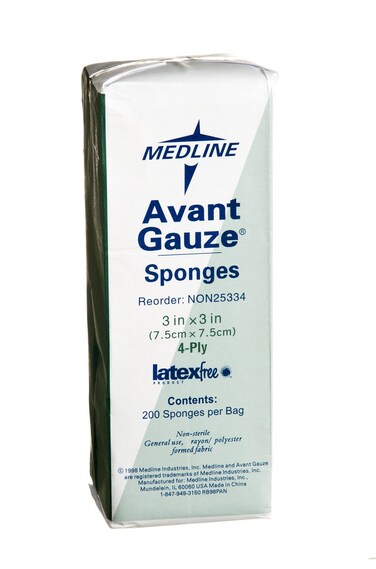 Medline Gauze Sponge Avant 4 Ply 4000 Count