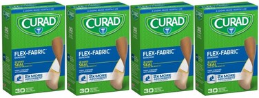 CuradCUR47315_OLD FlexFabric 34 Inches X 3 Inches bandages 30 count Pack of 4