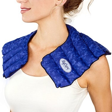 Shoulder Heating Pad  The Original Microwaveable Shoulder Wrap for Sore Stiff Neck and Shoulder Muscle Relief  Natural Comfortable and Safe Therapy That Works