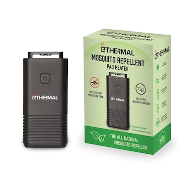 EThermal Mosquito Repeller  Uses All Natural Deet Free Pads  Rechargeable Battery  No Butane  Very Effective with Up to 15 Feet of Protection  The All Natural Bug Spray Alternative
