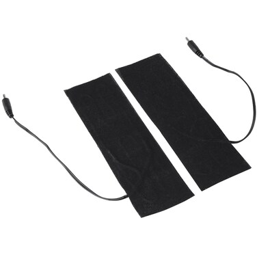Oumefar 1 Pair USB Carbon Fiber Heating Pad Mat 5V USB Electric Heating Element Film Heater Pads for Warming Feet Black USB Powered Heater 196 x 6cm772 x 236inch